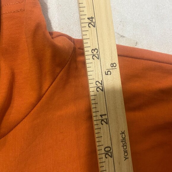 Untuckit Altava Johnny‎ Collar Orange Polo Shirt Mens  XL Cotton Casual - Picture 9 of 13